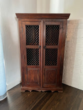 Load image into Gallery viewer, Rustic French Country Chicken Wire Bar Cabinet
