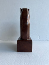 Load image into Gallery viewer, Hand Carved Mahogany Horse Head
