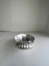 Load image into Gallery viewer, Small Pewter Shell Bowl, Catch-All, Soap Dish, Jewelry and Keys bowl
