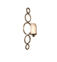 Load image into Gallery viewer, Global Views Progressive Ring Sconce - Silver Nickel Finish
