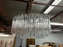 Load image into Gallery viewer, Italian Murano Glass Oval Chandelier
